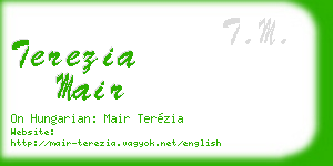 terezia mair business card